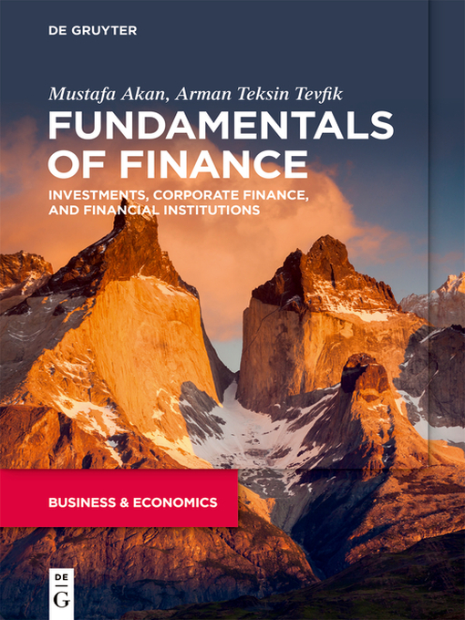 Title details for Fundamentals of Finance by Mustafa Akan - Wait list